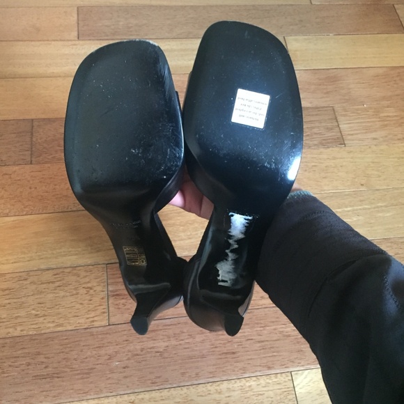 VINTAGE HELMUT LANG LEATHER HEELS - Picture 9 of 10